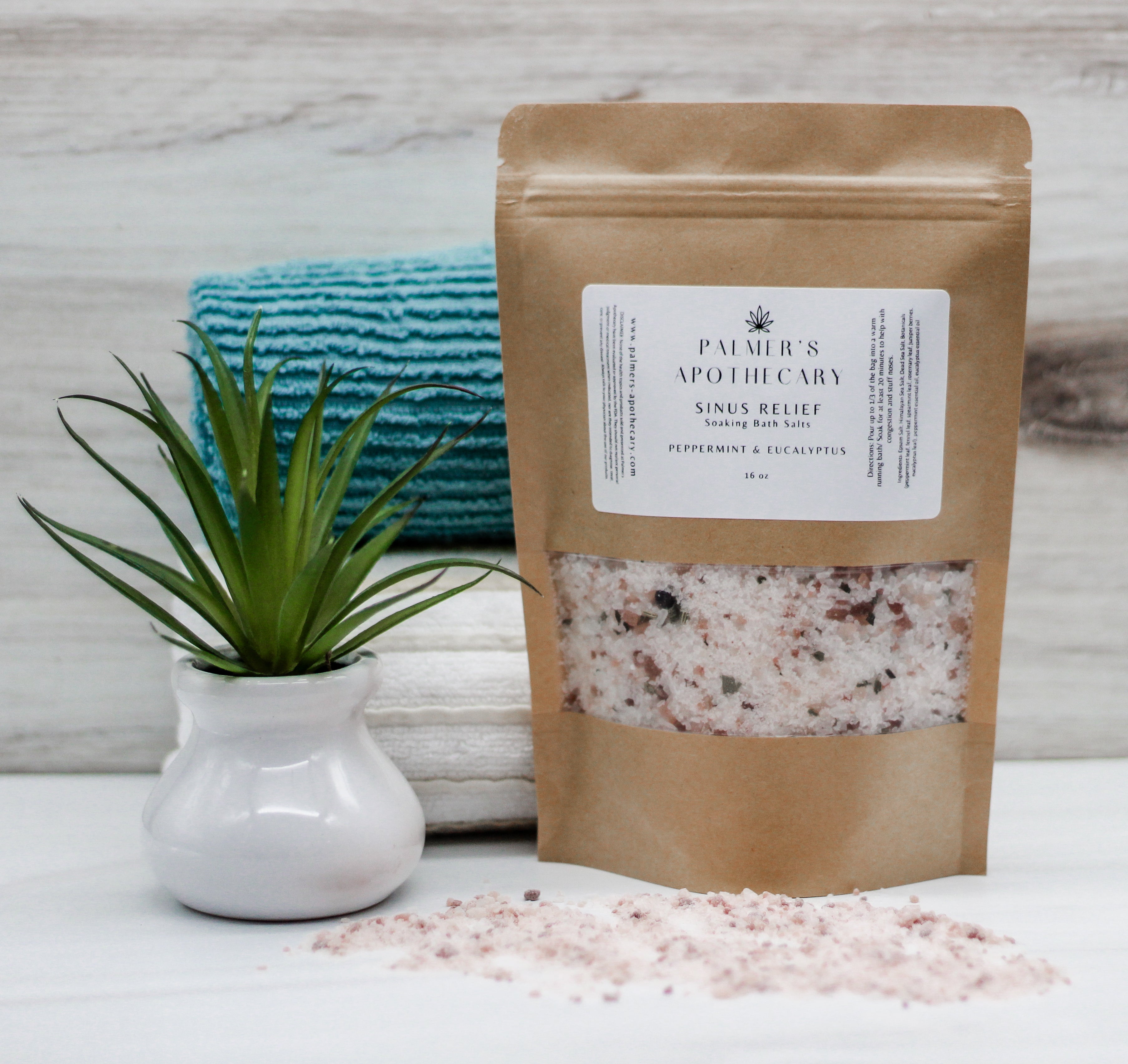 Sinus Relief Bath Salts Palmer’s Apothecary